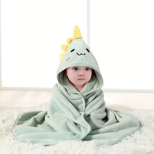 Ave-Noir Cartoon Baby Bath Wrap
